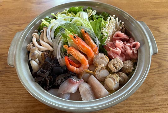 ケータリング(鍋セット材料のみ)※冬期間のみです